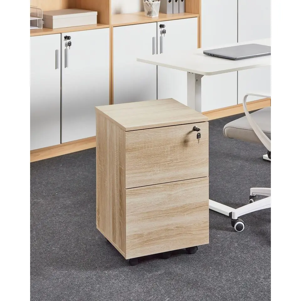 JOHNSON - Kantoorkast - Lichtbruin - Vezelplaat