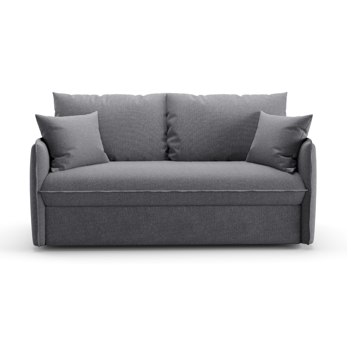 Calicosy - 3-zits slaapbank in stof B185 cm - MIKA - Grijs
