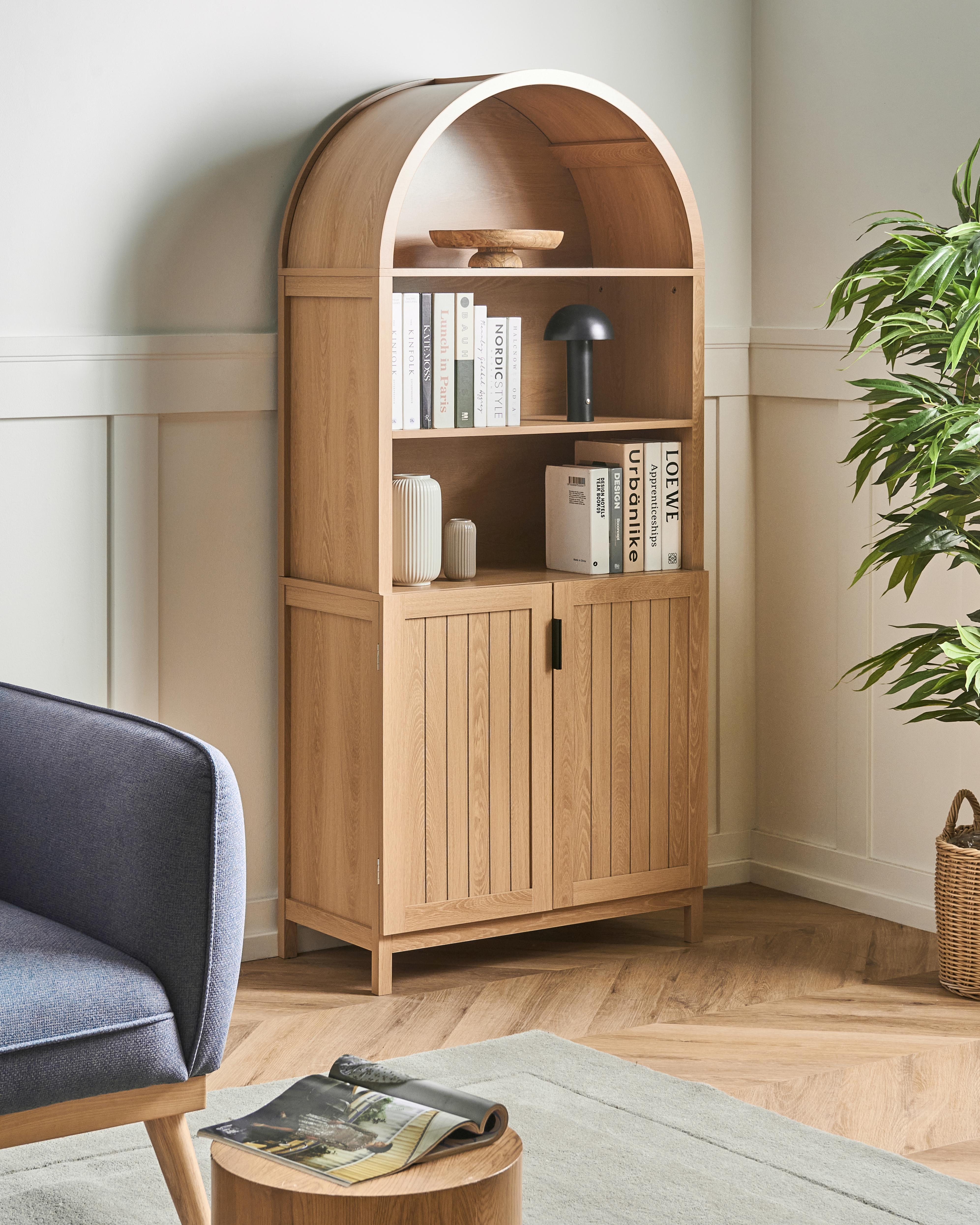 Bookcase COOLAH 180 cm Light Brown