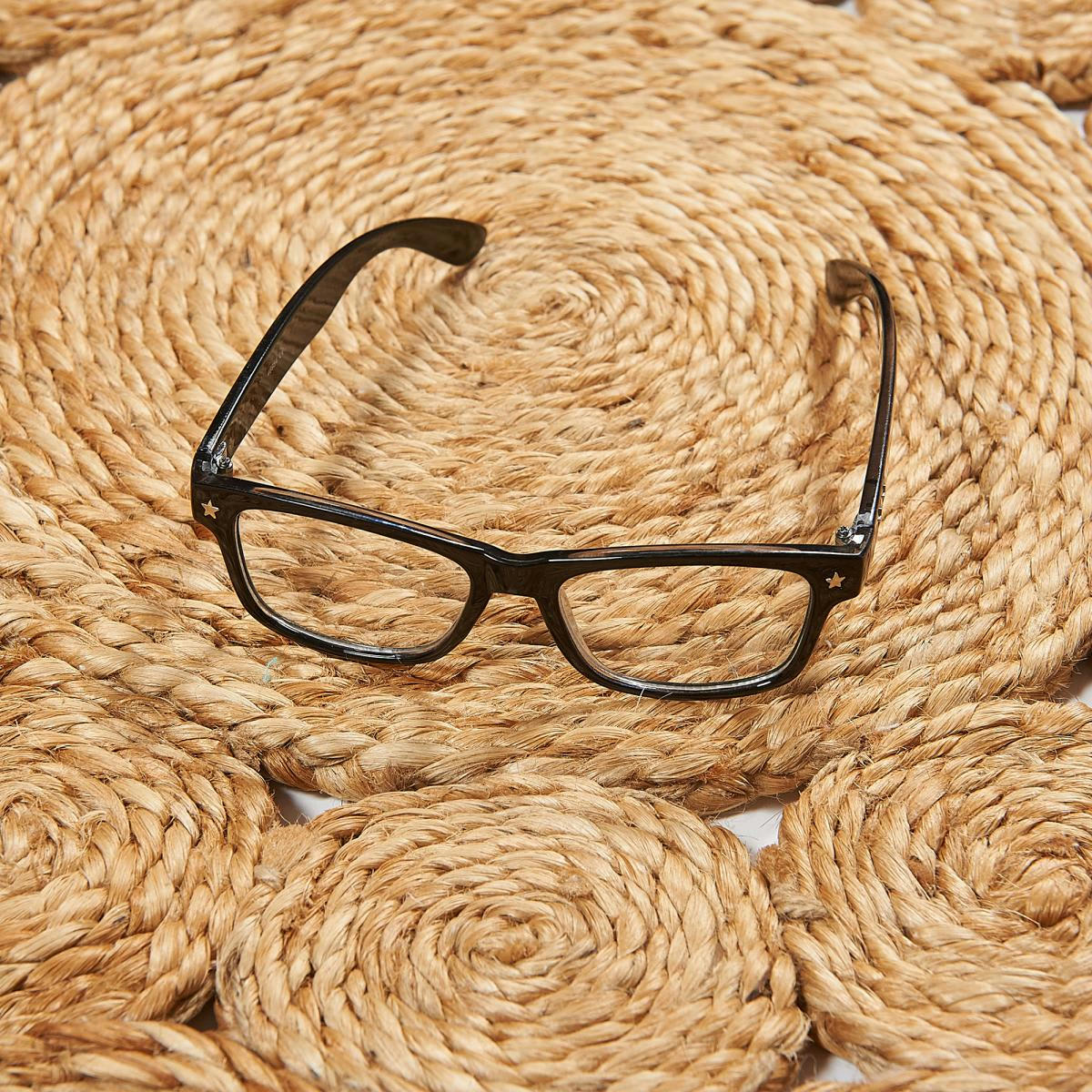 JUTEWOOD - Tapis rond en jute beige 120x120 rond