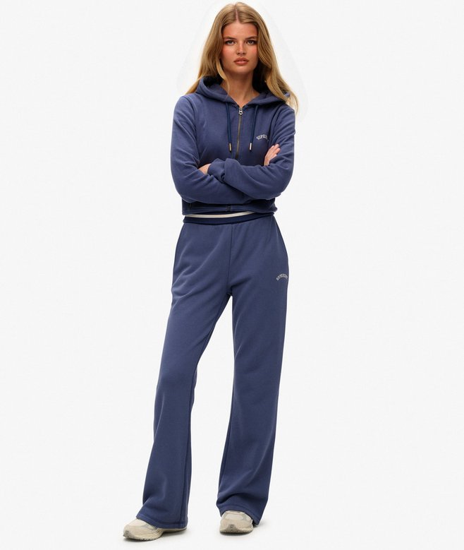Athletic Essentials Logo Low Rise Flare Jogger