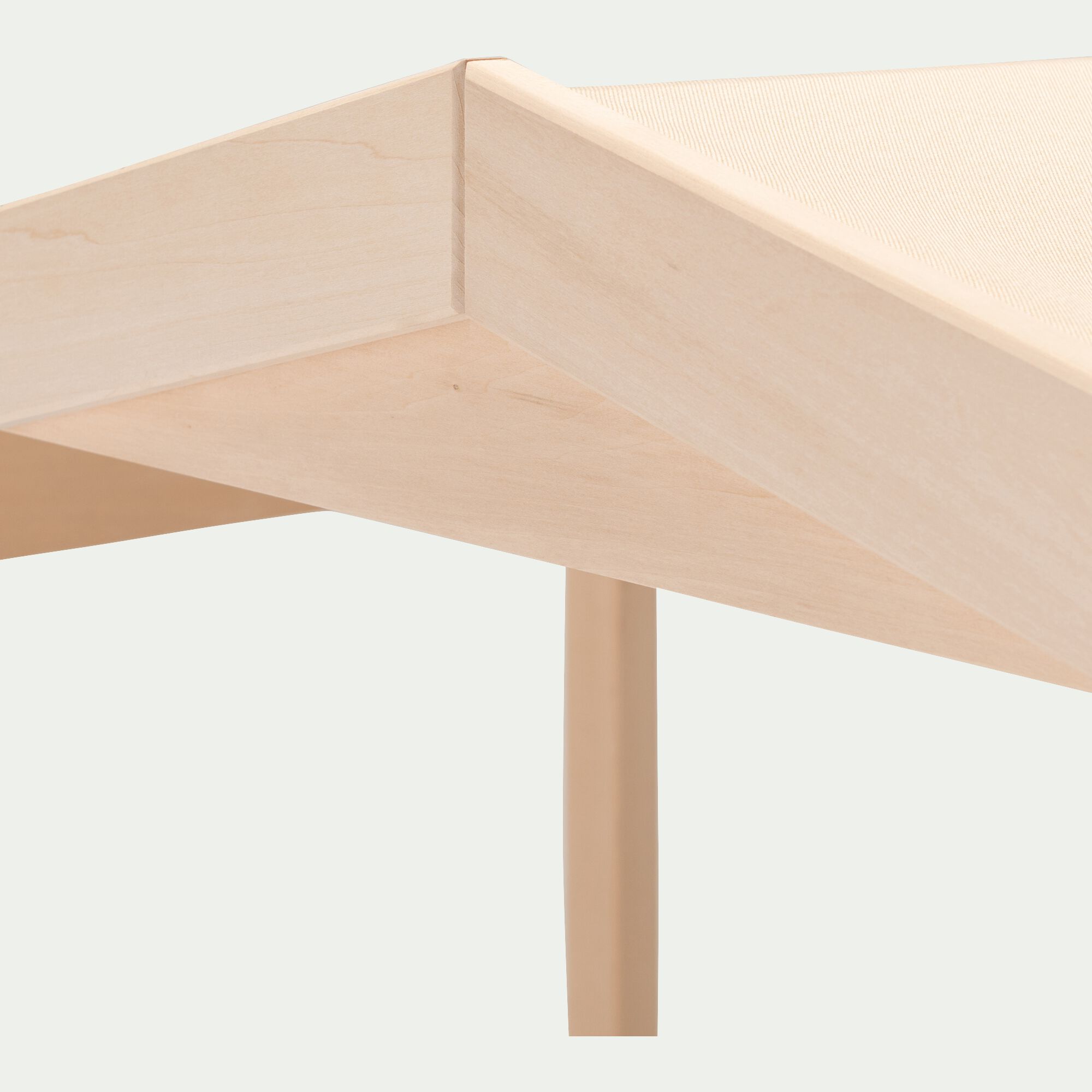 PILOTI - Lit cabane 1 place en bois 90x200 cm - blanc
