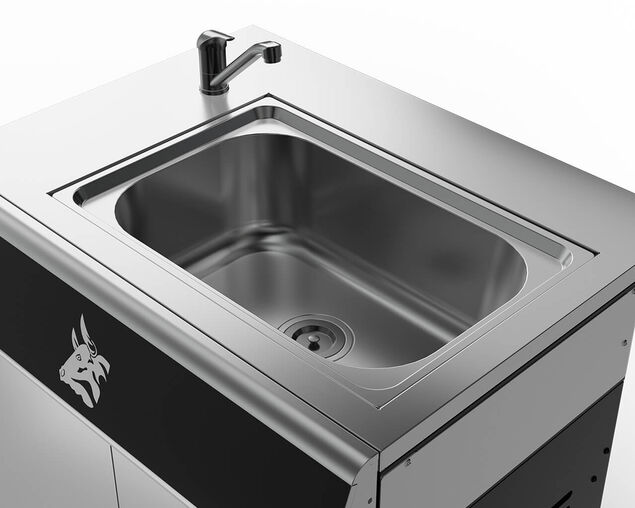 Beefmaster Premium Sink On Deluxe Cart