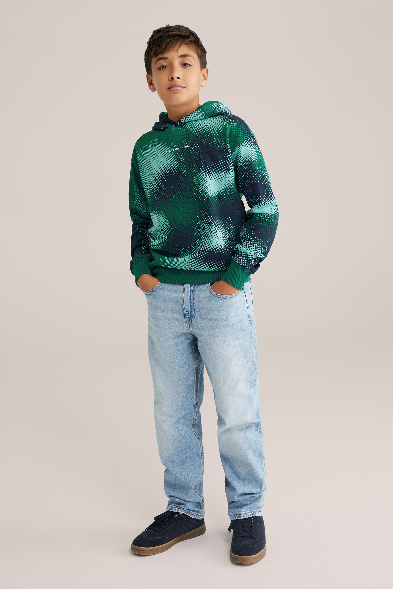 Jongens hoodie met print