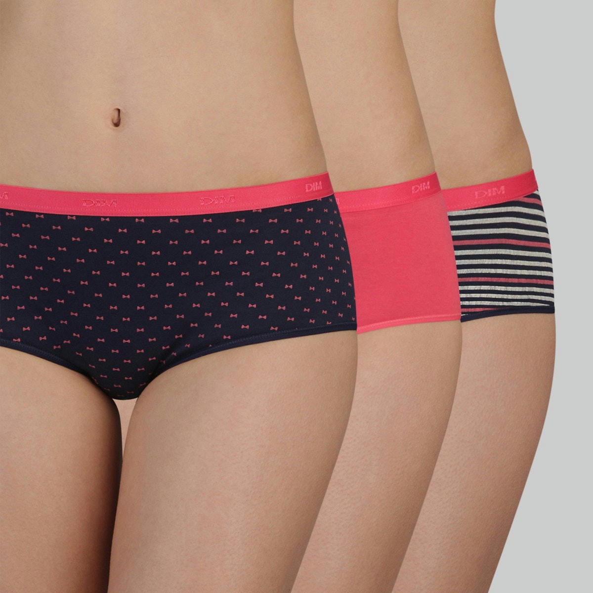 Lot de 3 Shorties les pockets coton stretch
