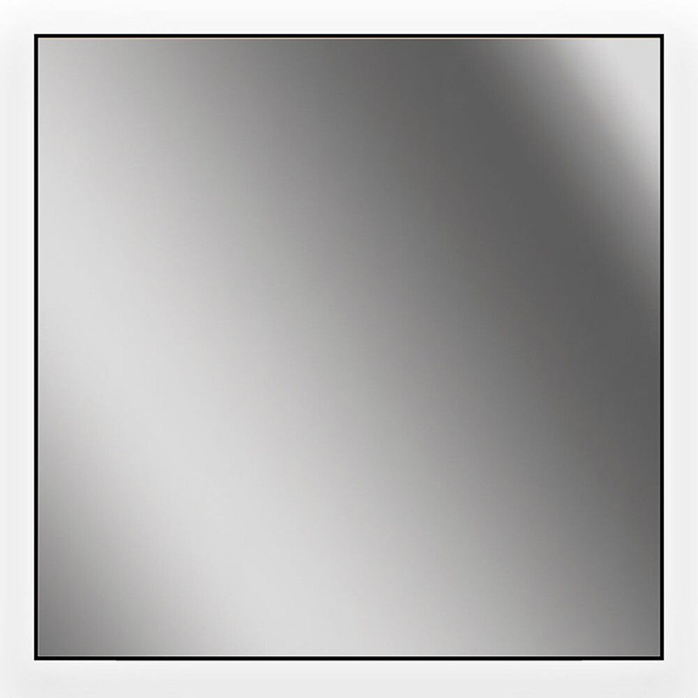 SPEIL CAMARGUE GRYNING LED SVART 80X80CM