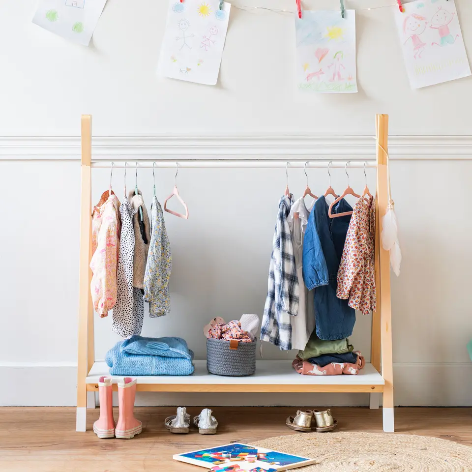 Happy Garden Garderobe LOU - Wit - Hout