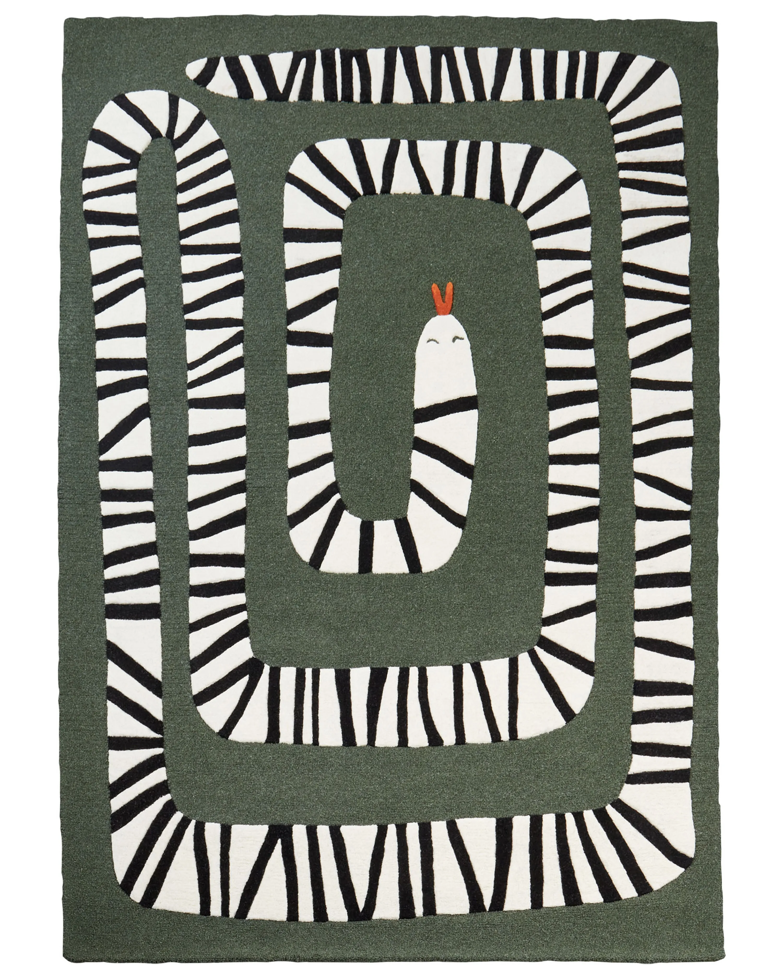 Rug OKAPI Dark Green 160 x 230 cm