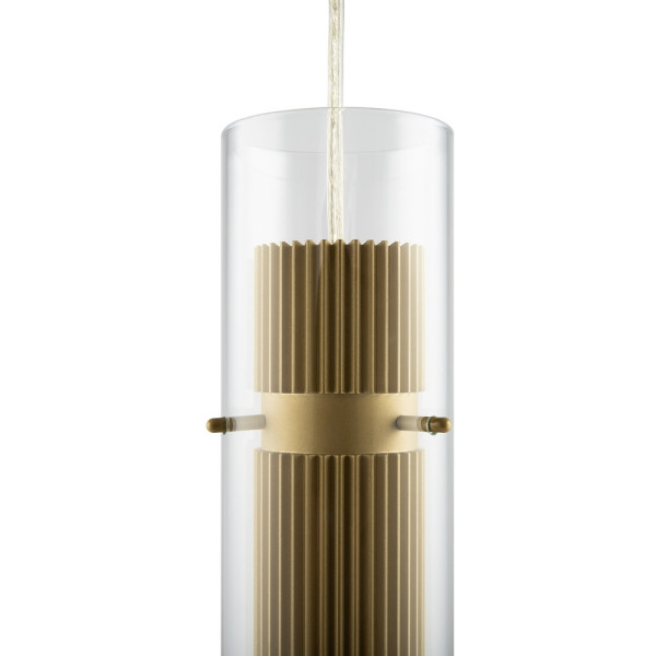 Lampa wisząca mosiężno-złota DYNAMICS 1xGU10x50W wym: 150x8x32 cm Maytoni