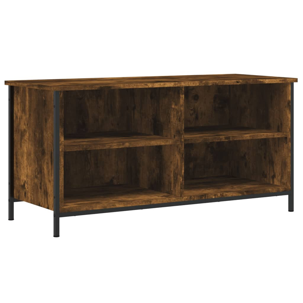Szafka Pod Telewizor Stolik Półka Szafka RTV Brązowa 100x40x50 cm