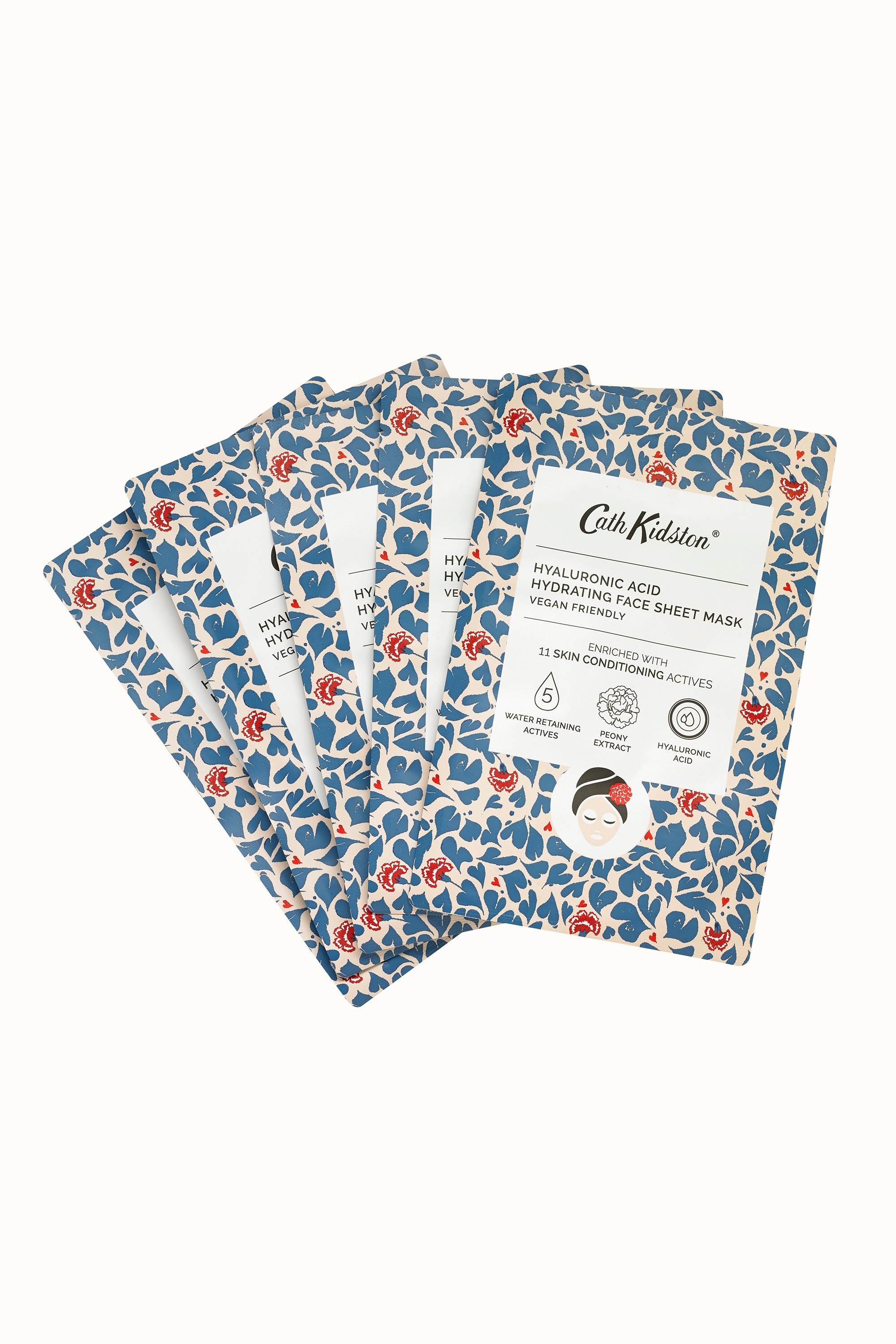 Strawberry Garden Pack of 5 Sheet Face Masks