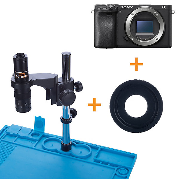 Adaptateur C-Mount M25 - Monture Sony E, Aluminium Haute Précision, Compatible Sony Alpha A7 A6000 NEX