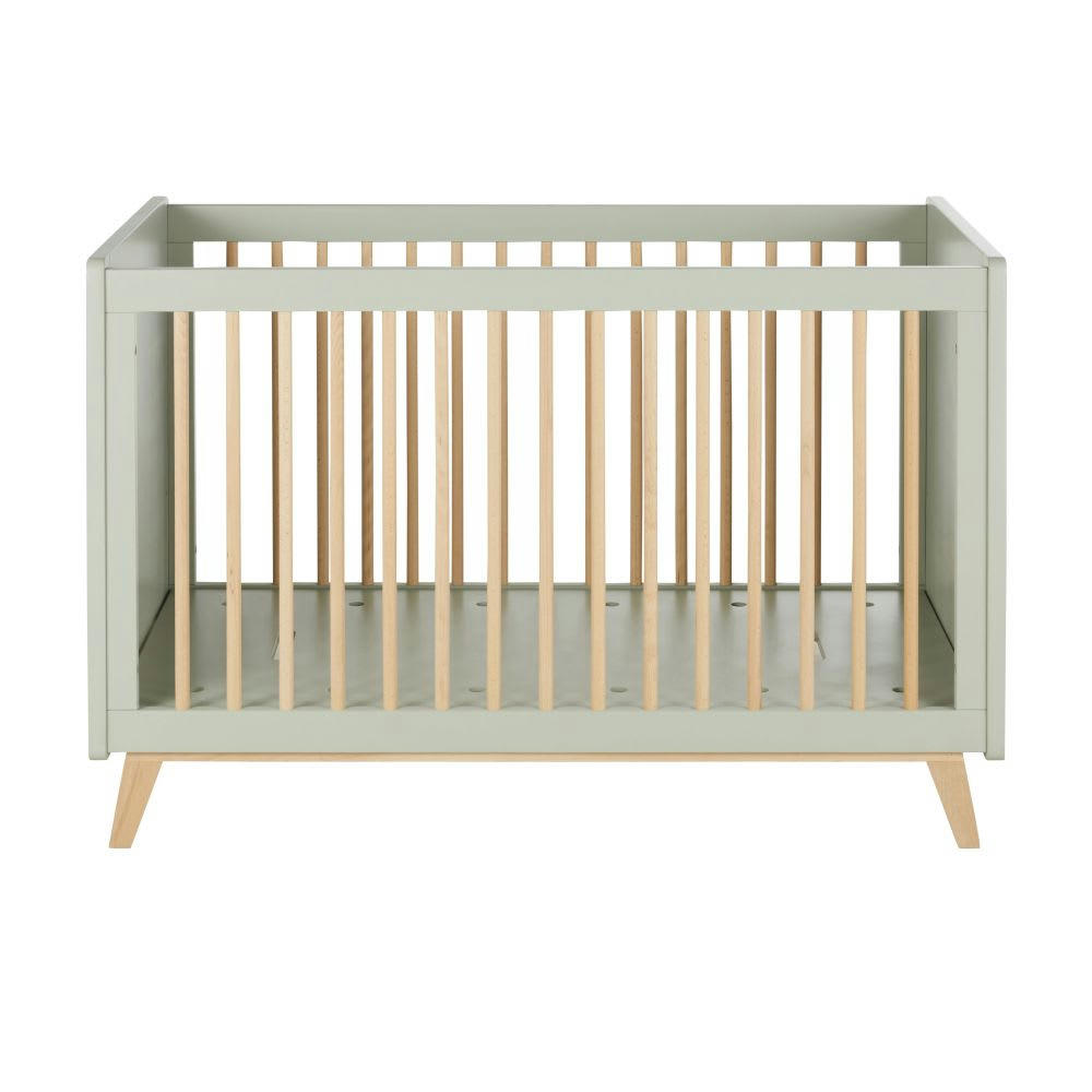 Sweet - Lit vintage bébé à barreaux 60x120 bicolore