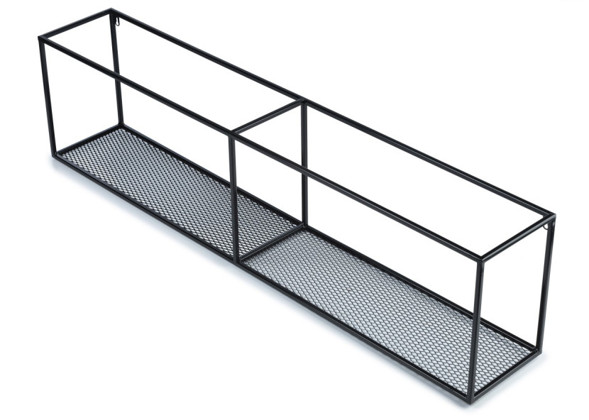 Wszechstronna półka wisząca metalowa 120 cm LOFT