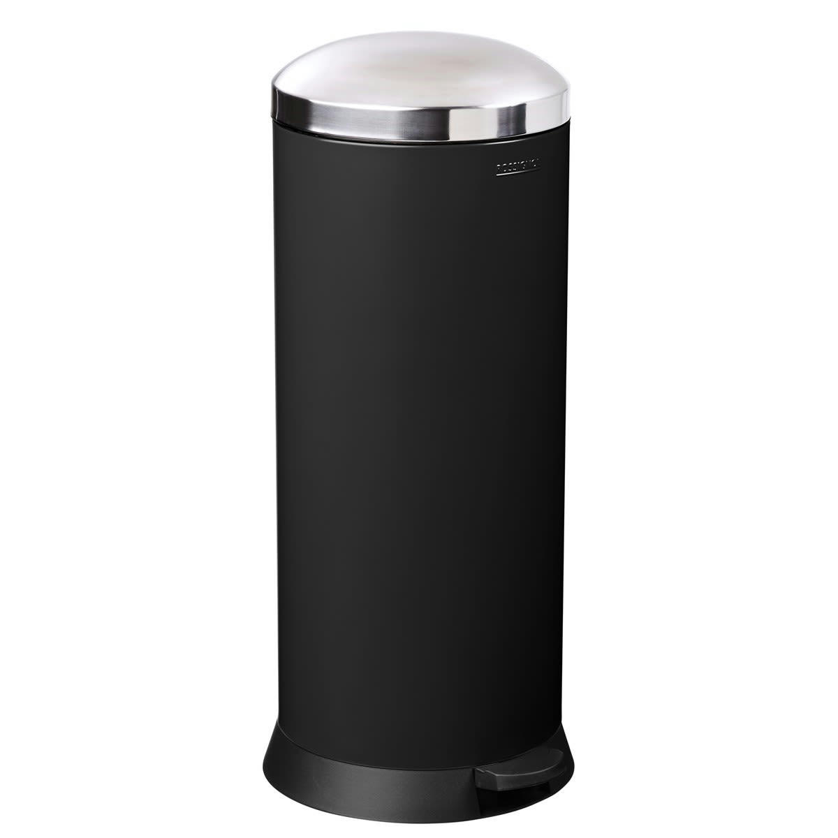 BOMBA - Poubelle 30L en Métal Noir