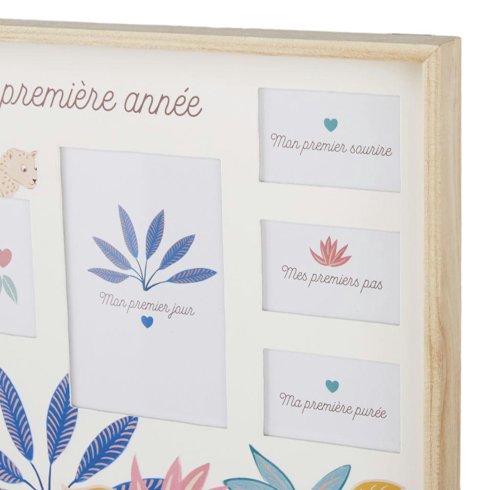 MADRID - Cadre multivues 7 photos multicolores 45x32