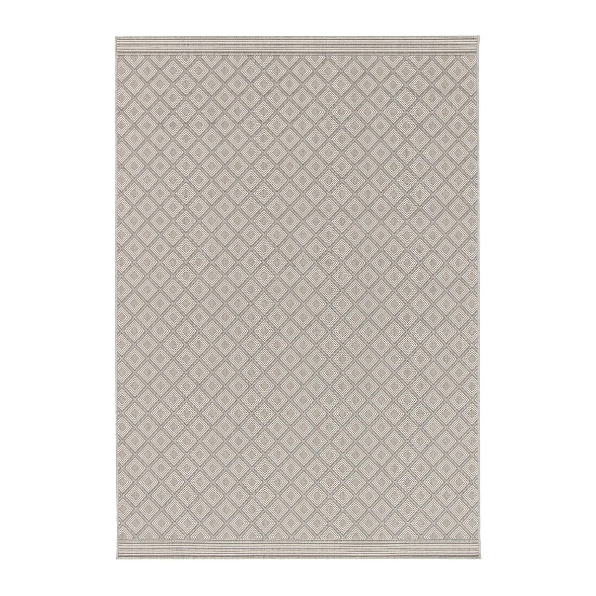 AFK Living vloerkleed Ava - voor binnen en buiten - grijs - 160 x 230 cm