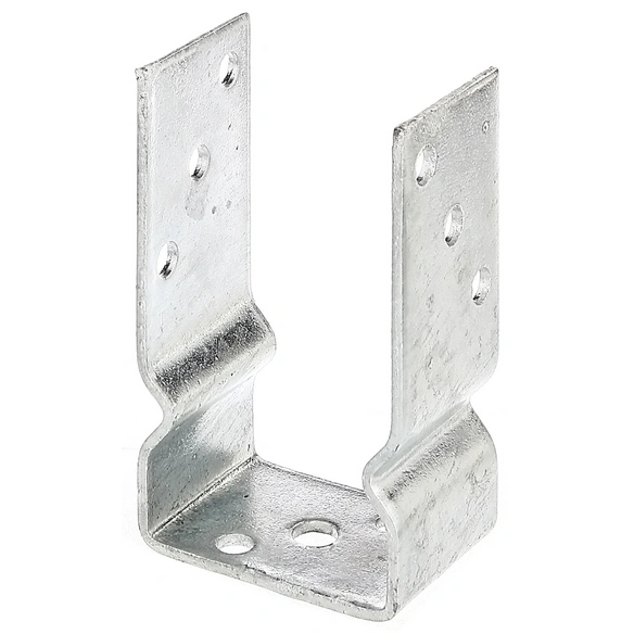 U-Pfostenträger, Rohstahl, BxL: 81 x 150 mm