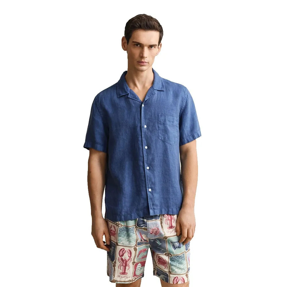 Gant 3261120 Linen Regular Fit short sleeve shirt
