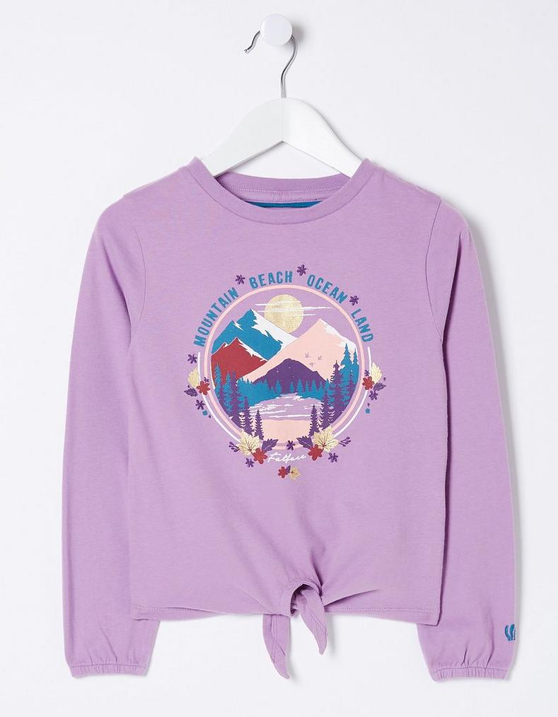 Waist Tie Long Sleeve T-Shirt