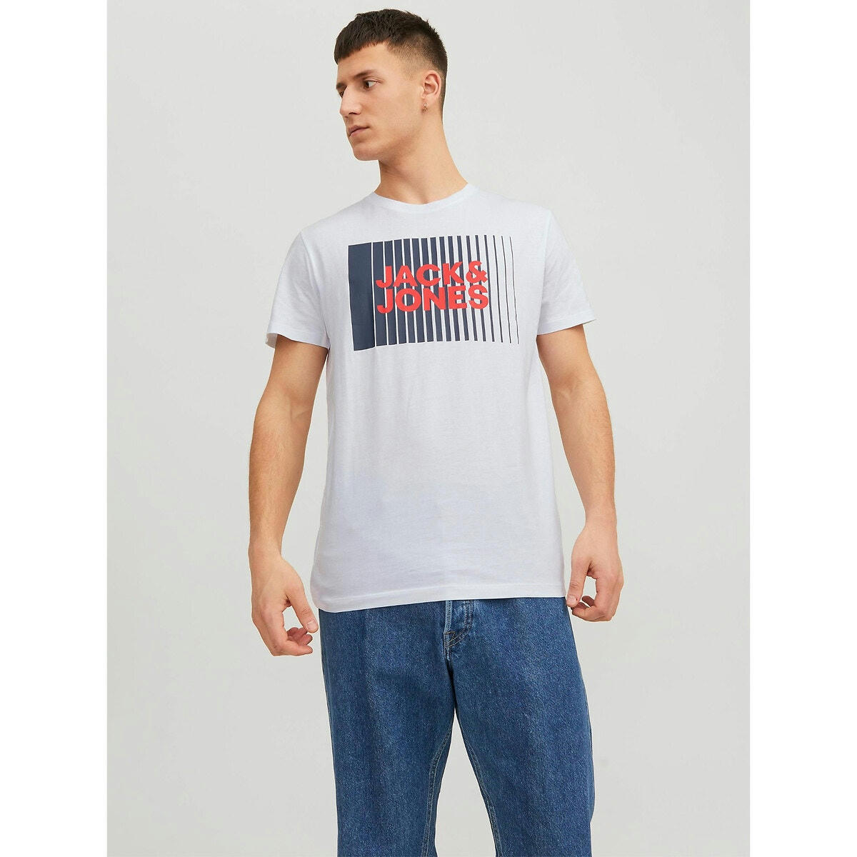 T-shirt col rond jjecorp logo