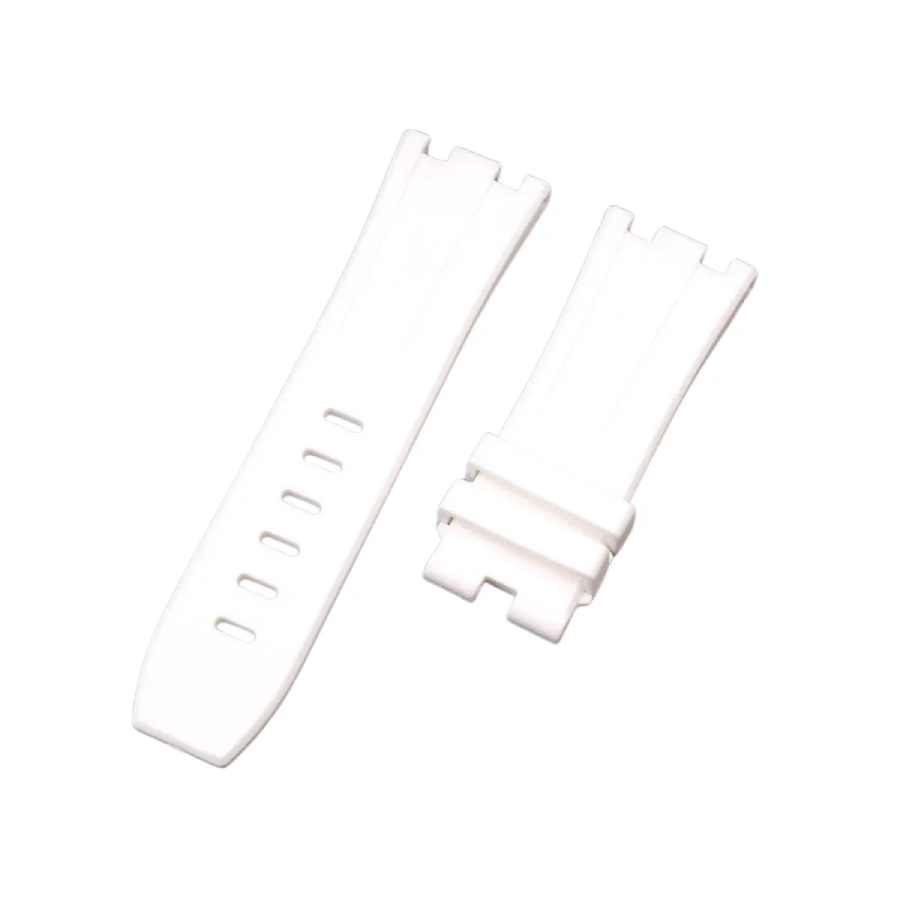 Audemars Piguet – Royal Oak –  Rubber Strap – White