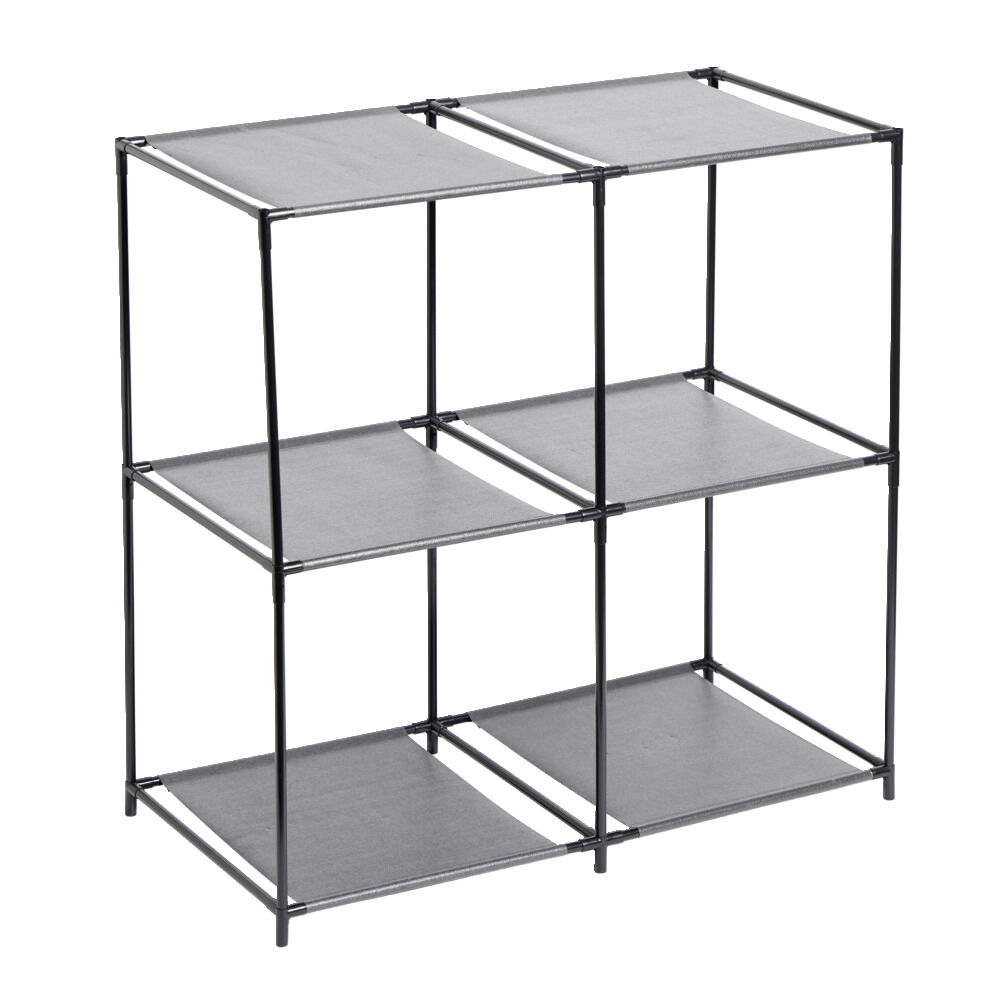 étagère 3 niveaux 4 compartiments 68x35xH70cm