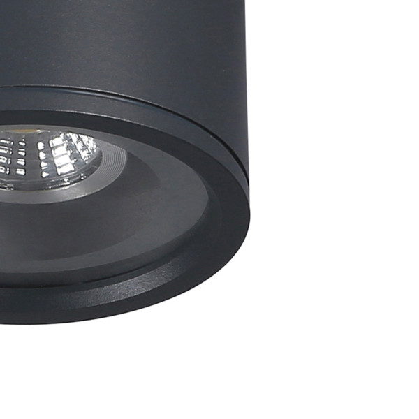 Lampa sufitowa zewnętrzna TORMI czarny piaskowany 1xGU10x35W IP54 Italux