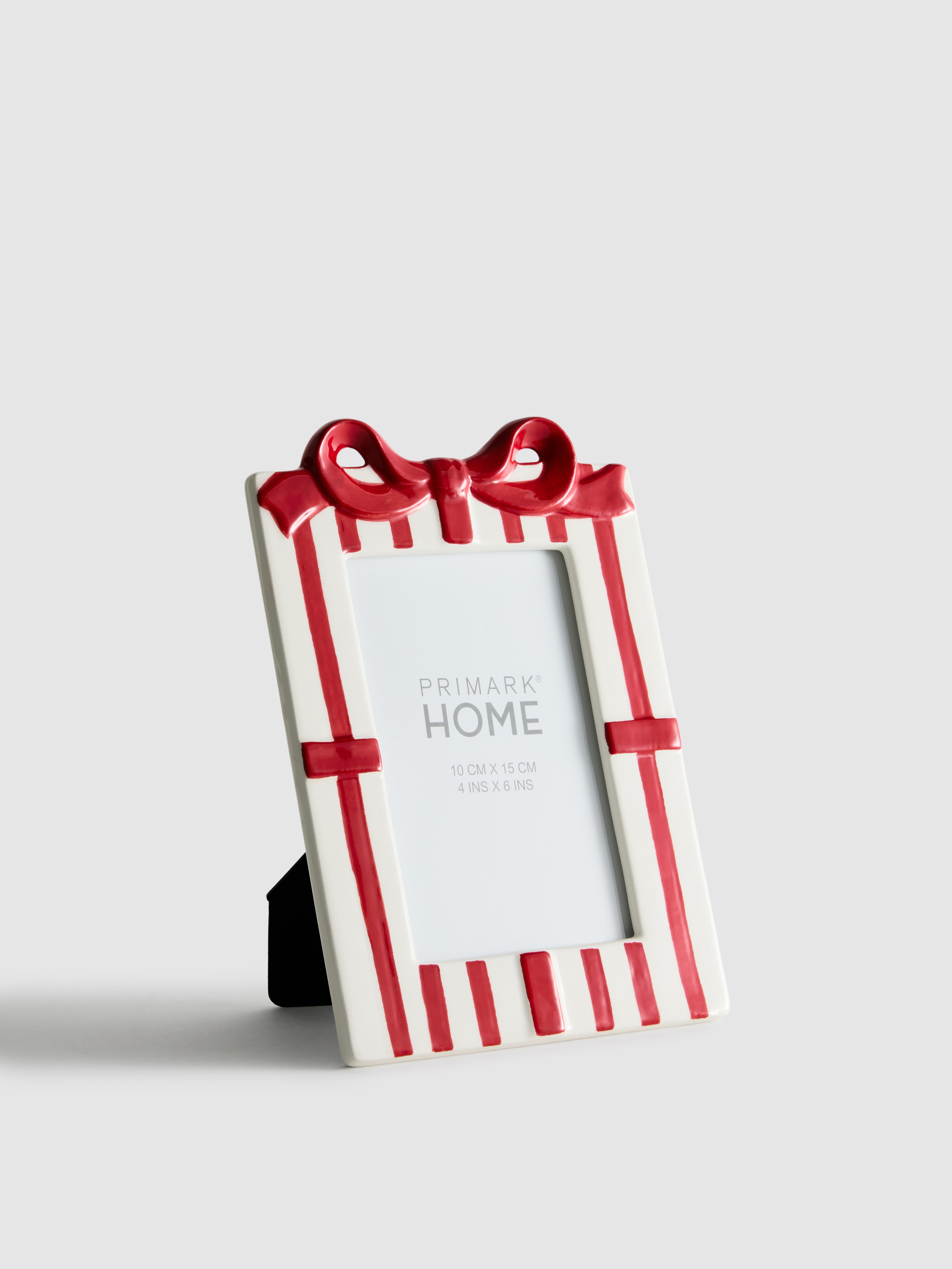 Christmas Bow Photo Frame 10x15cm (4x6in)