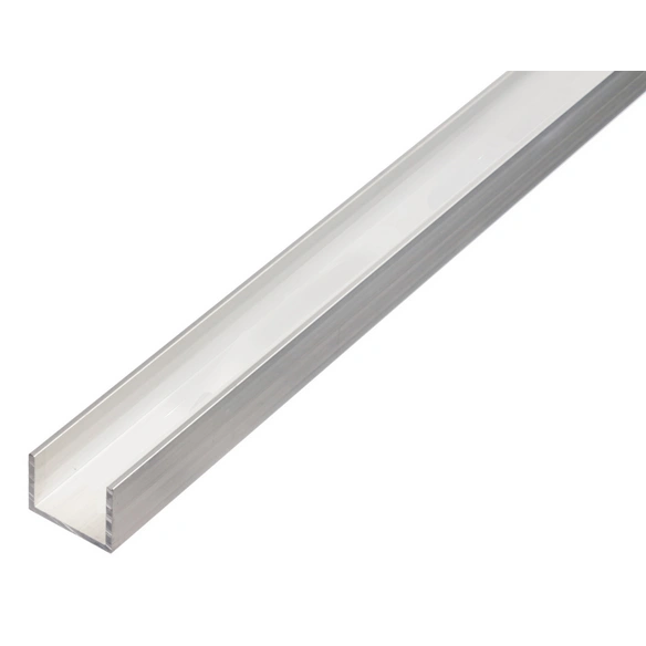 Ba-Profil, LxBxH: 1000 x 13 x 16 x 1,5 mm, silberfarben