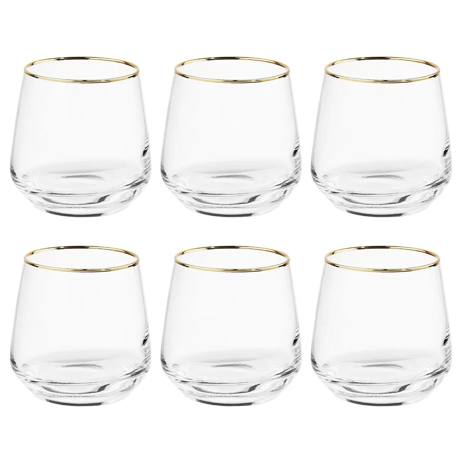 TOUCH OF GOLD Wasserglas 6er-Set