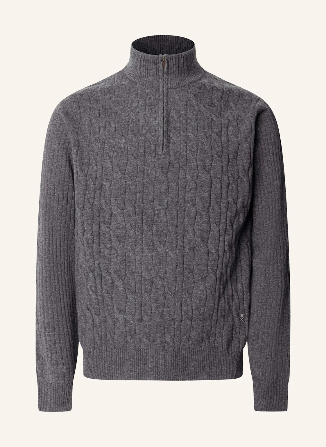 HACKETT LONDON Pullover LAMBSWOOL CABLE HZIP
