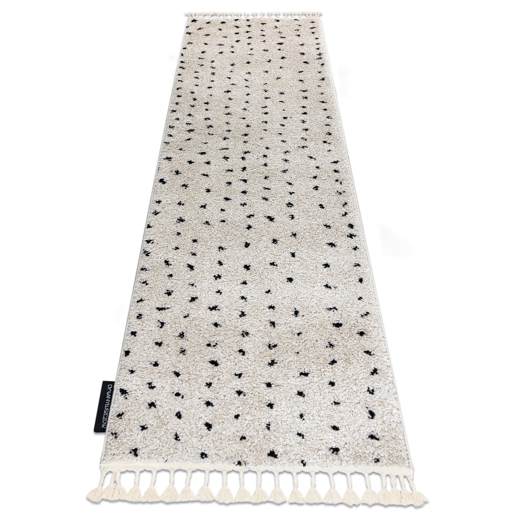 Dywan, Chodnik BERBER SYLA B752 kropki krem - do kuchni, 70x200 cm