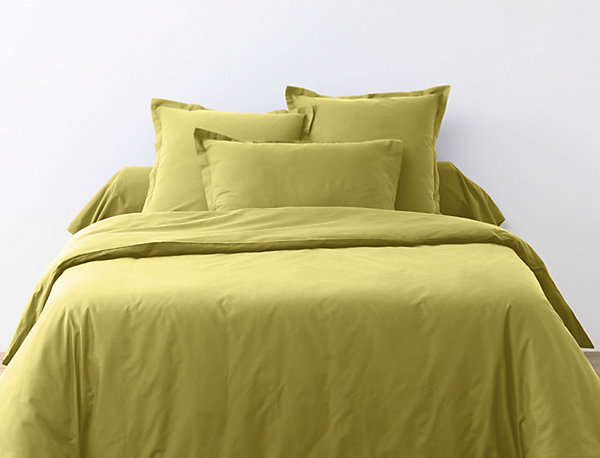 Housse de couette   2 taies 240 x 260 cm Passion jaune