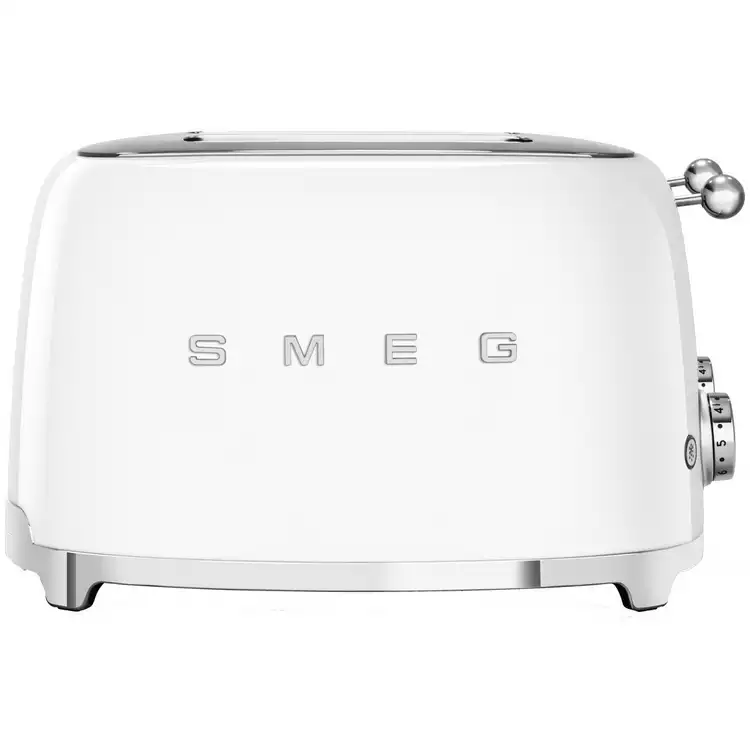 Smeg TSF03WHUK 50's Style Retro 4 Slice Toaster - White