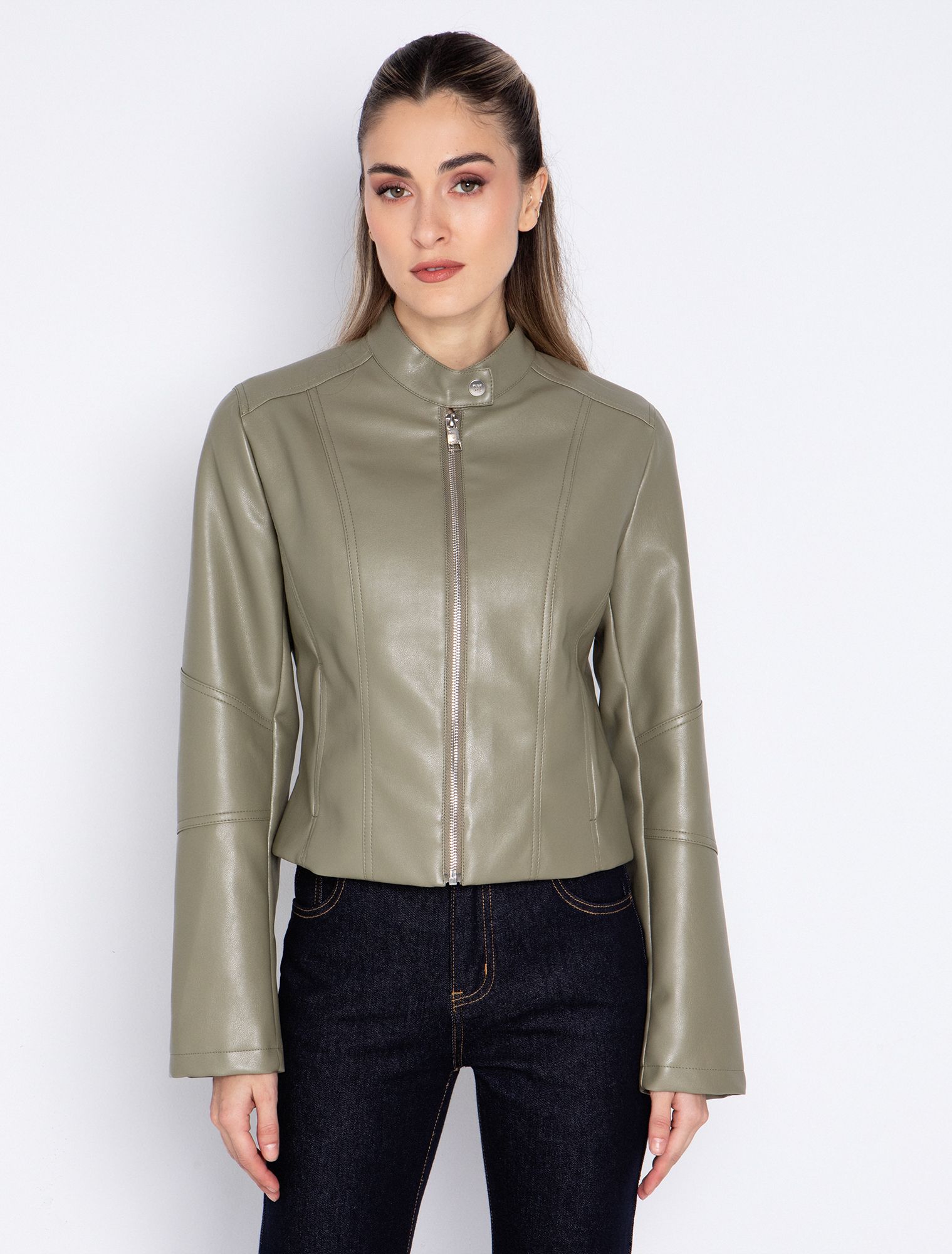 Τζάκετ από δερματίνη