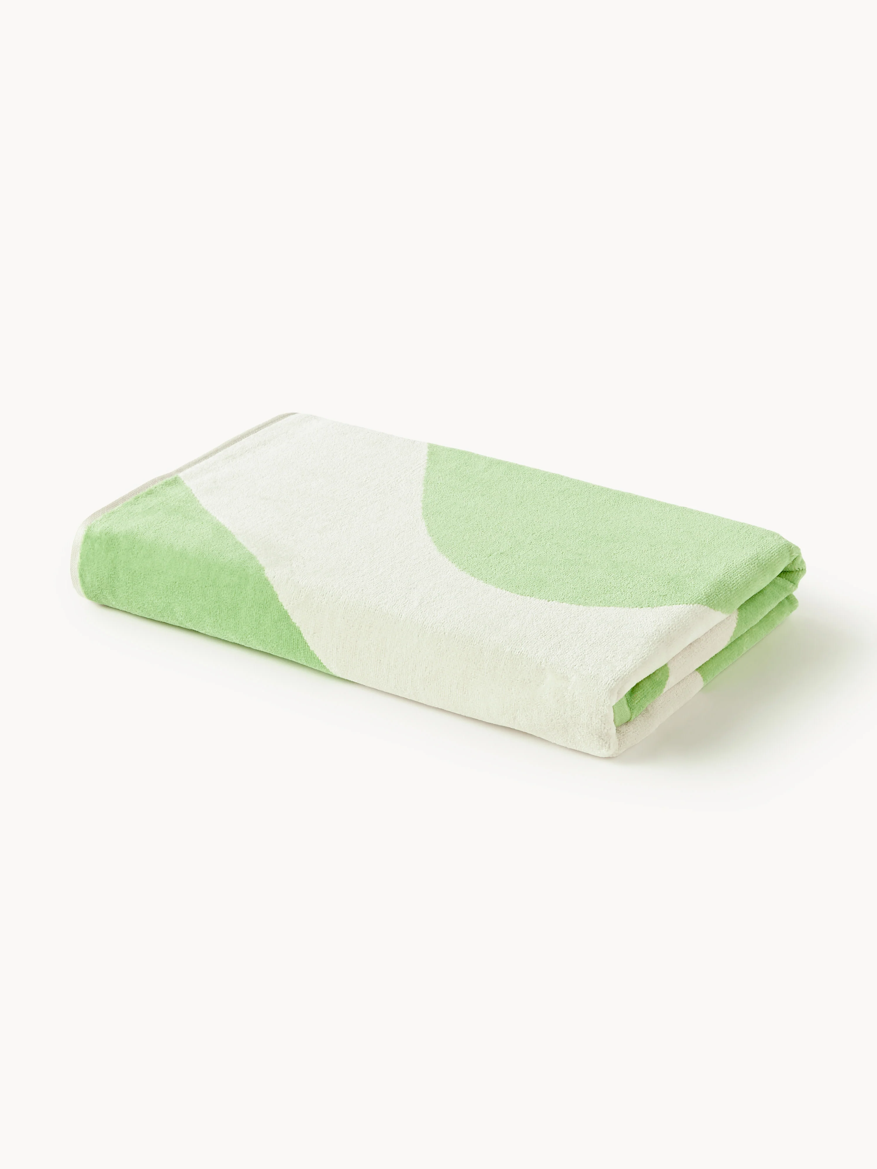 Velours-Badetuch Pia mit Wellenmuster