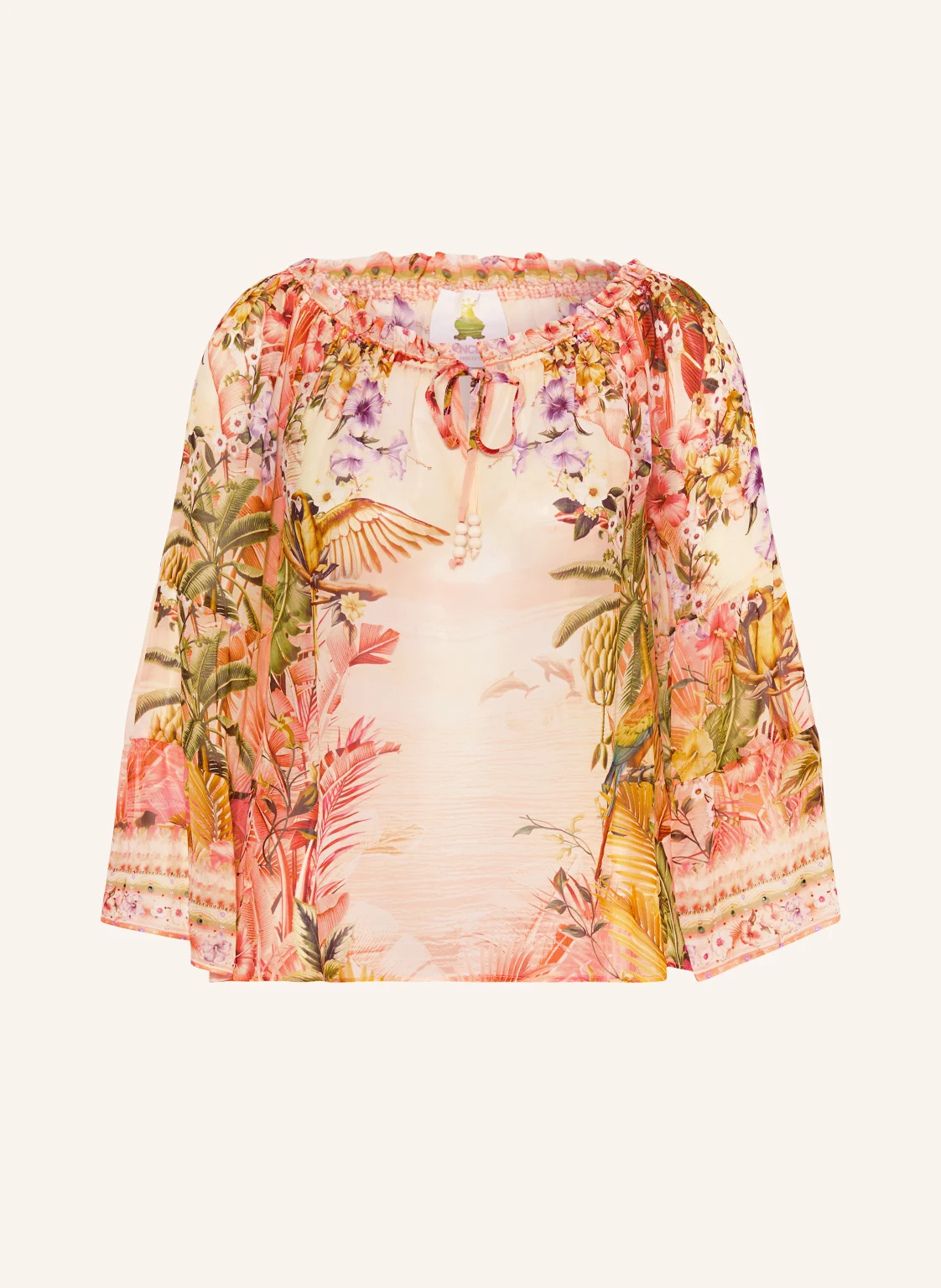 Princess GOES HOLLYWOOD Off-Shoulder-Bluse aus Seide