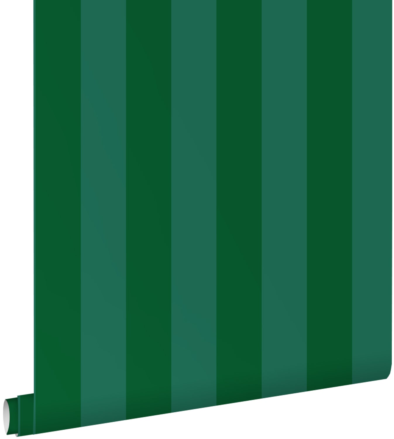 ESTAhome behang strepen donkergroen - 53 cm x 10.05 m - 139909