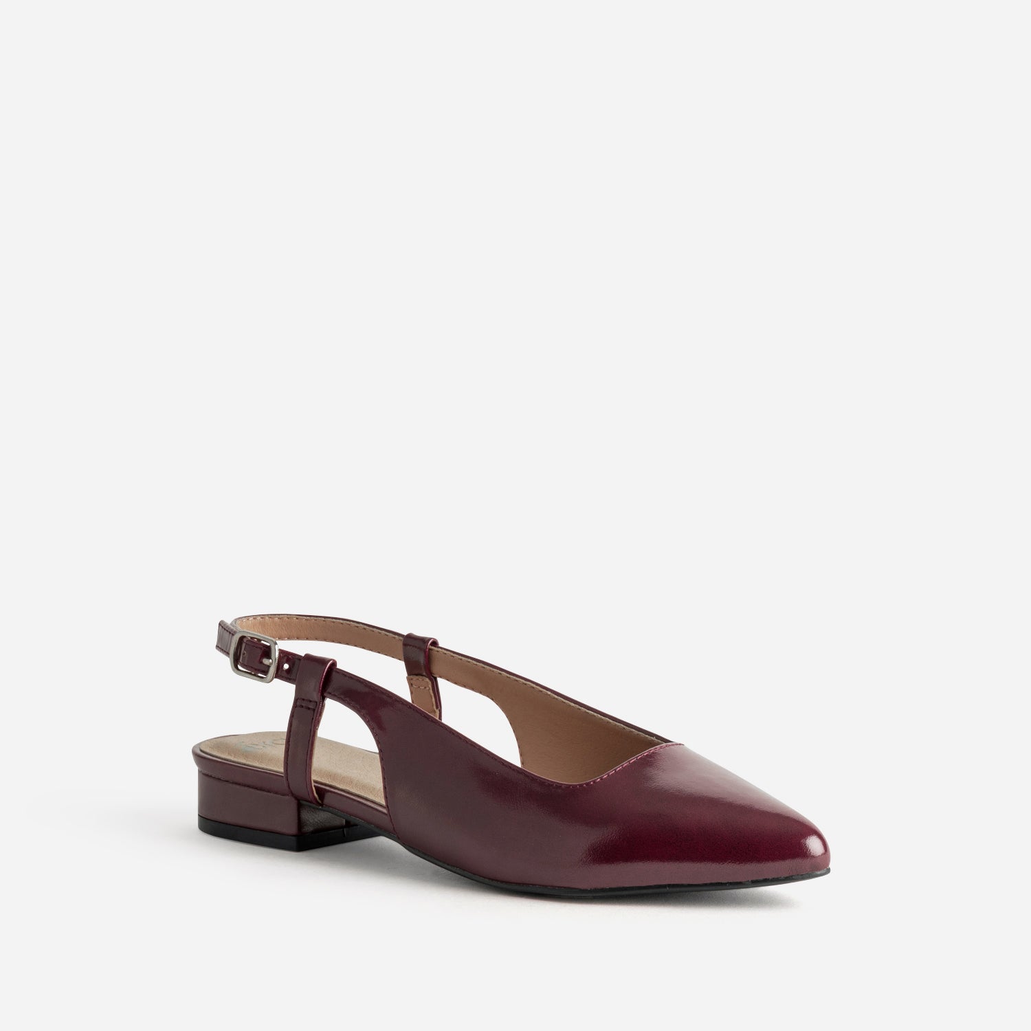 Ballerine slingback bordeaux
