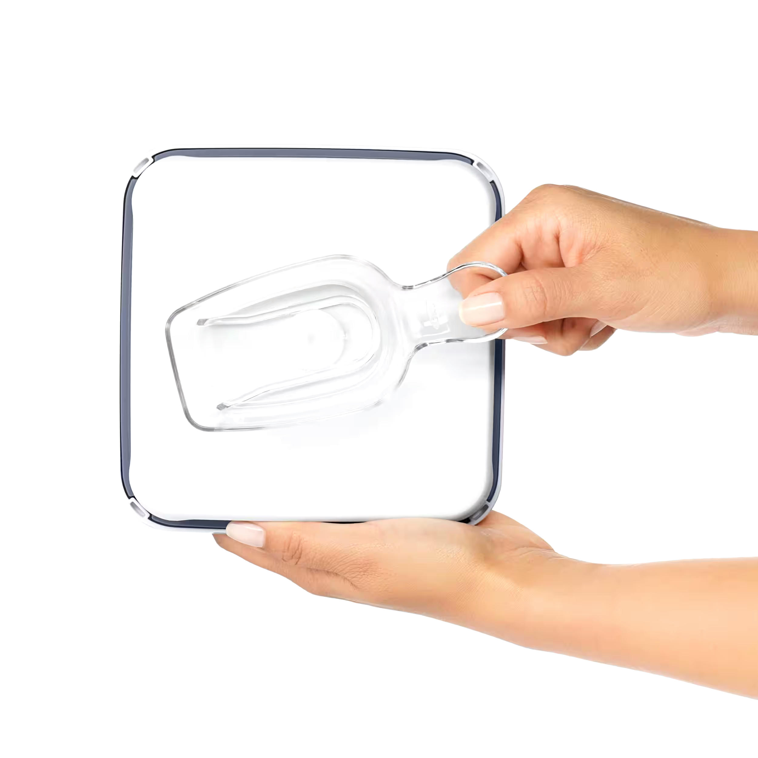 OXO POP Half Cup Measuring Scoop, Clear, Dry Measure, 170-g
