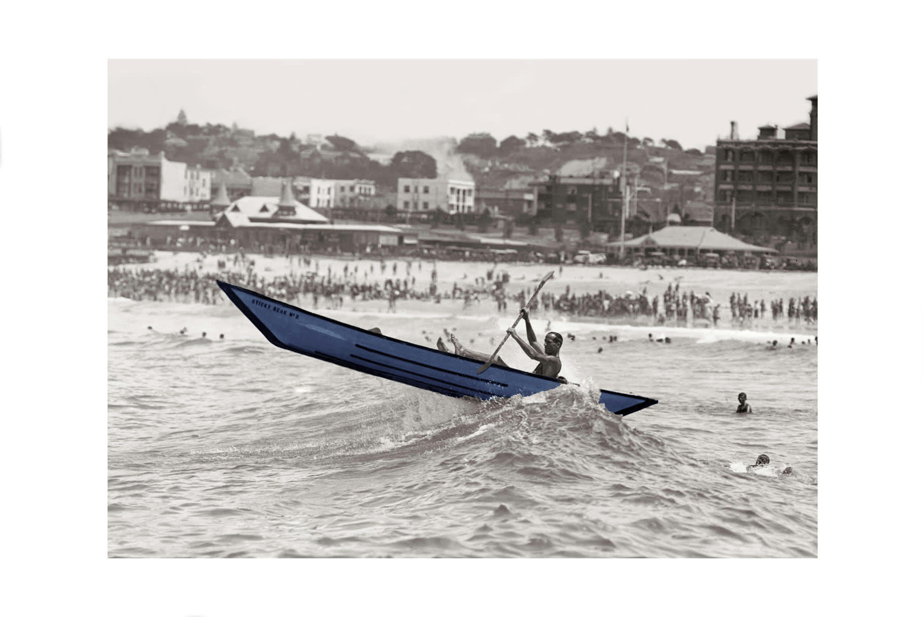 KELEPOQ COULEUR - Photo ancienne couleur mer n°46 alu 70x105cm
