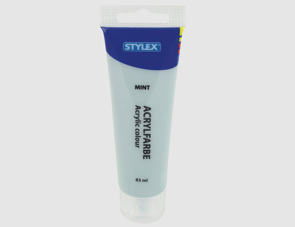 Acrylfarbe mint pastell
