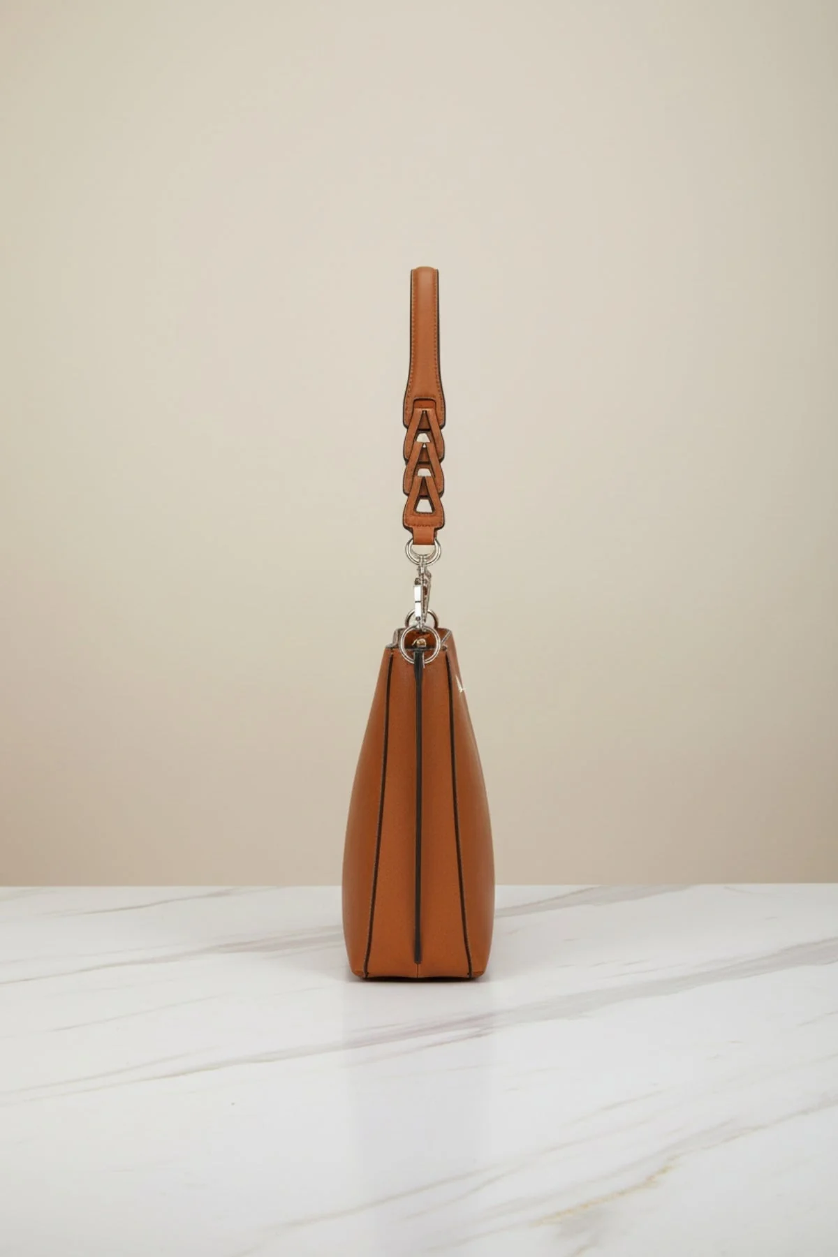 Large Brown Crossbody Tote