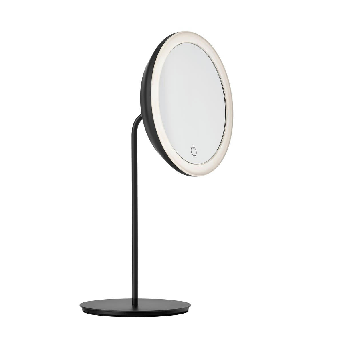 BATH - Miroir rond en fer noir
