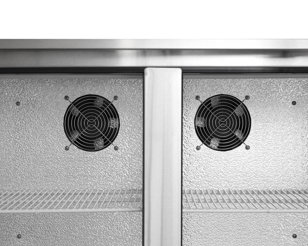Ziegler & Brown Outdoor Bar Fridge - 2 Door Triple Glazed