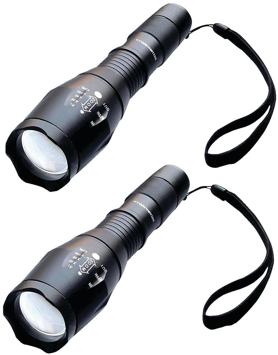 Bell & Howell Magnetic Tactical Flashlight, 2-pk