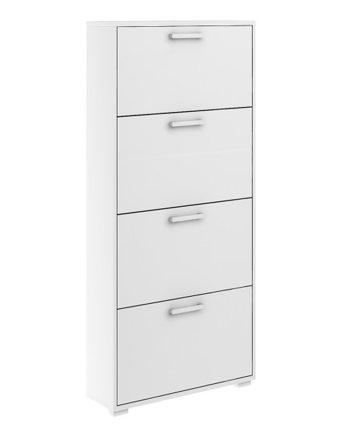 Szafka Fala 14 Biały 64,2X17,5X146,5 Cm - Biały Mat
