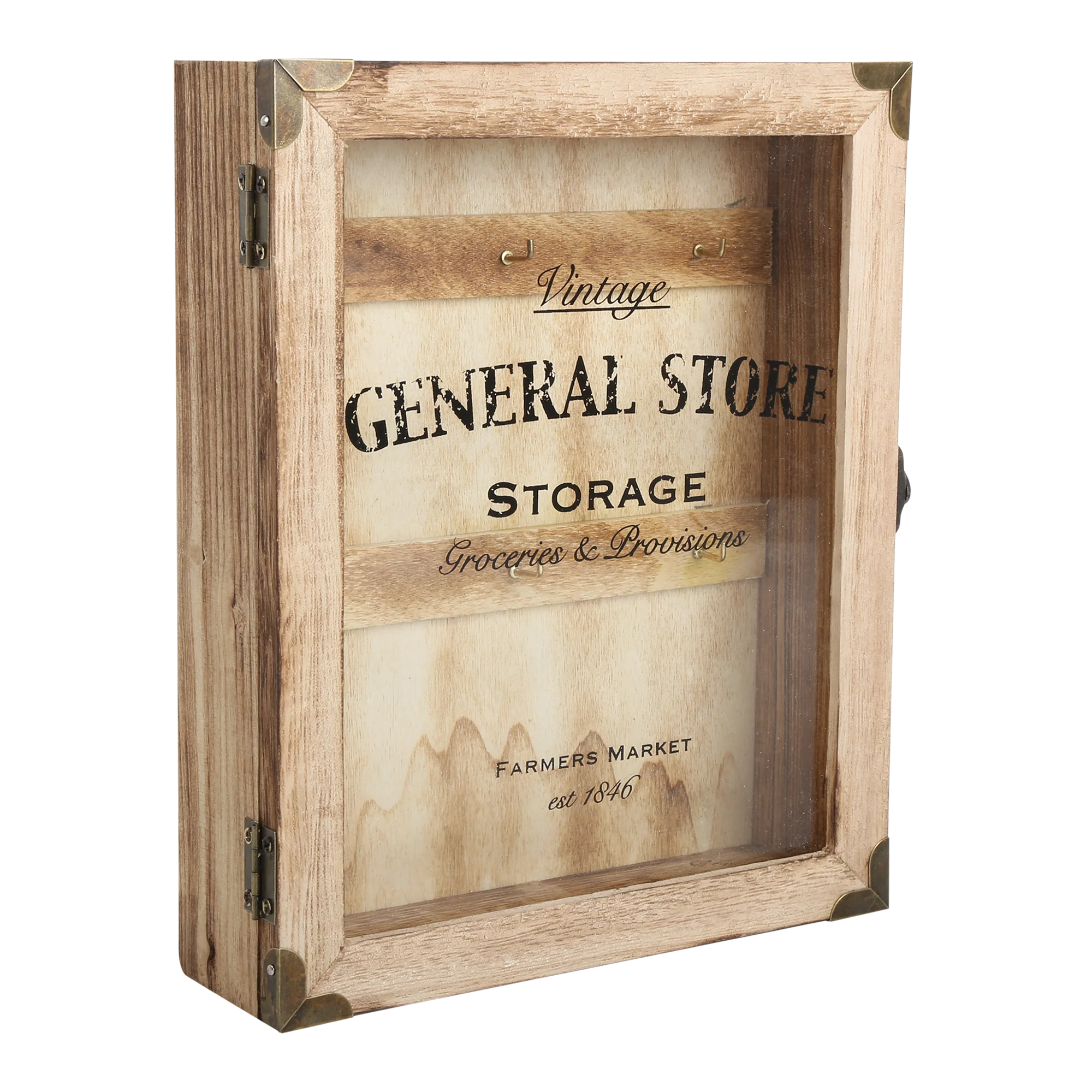 Armoire à clés GENERAL STORE coloris bois