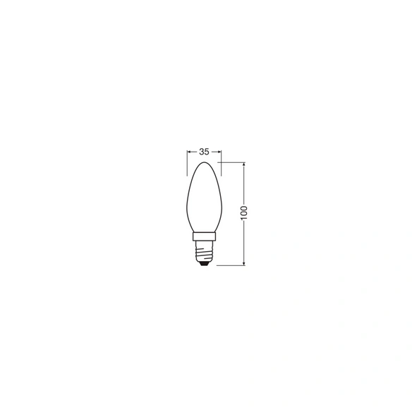 LED-Leuchtmittel, 4,2 W, 470 lm, 2700 K, E14, 4er-Pack, warmweiß